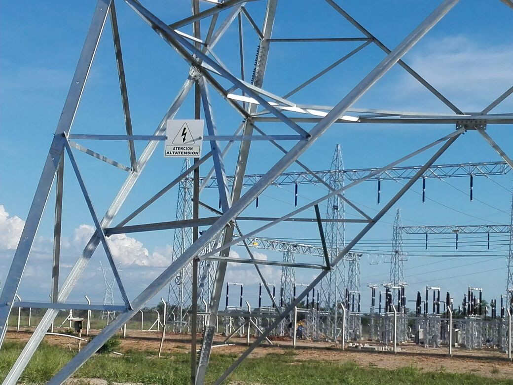 последний случай компании о БОЛИВИЯ в 2016, Chaco Tarija 230KV Substaton