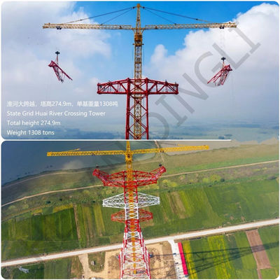 4 Legged Steel Pole Tower Supplier Tv Satellite Tubular Steel Four Legs Lattice Tower