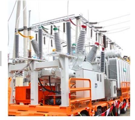 Substation Power Equipment Mounted 10 MVA Mobile Substation Trailer