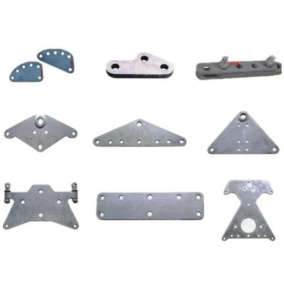 Silver Tangent Triangular Yoke Plate Overhead Electric Hardware Accessories