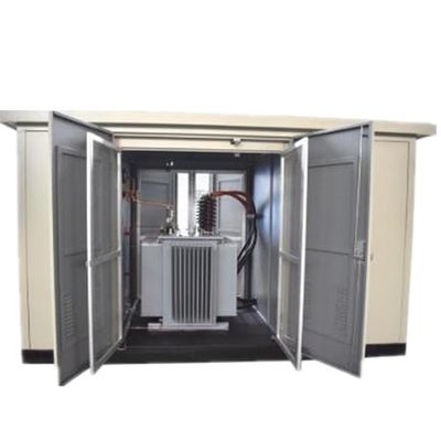 15KV 33KV 500KVA Prefabricated Substation Aluminum Zinc Plate Material