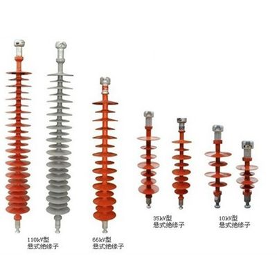 Suspension Strain Composite Post Insulator 10kv - 110kv Insulation Protection