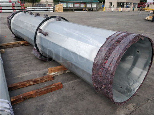 GR50 ASTM A36 550KV 28m Q345 High Mast Light Pole