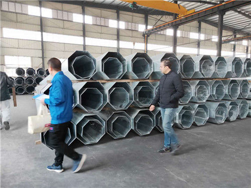 Carbon Steel 3-35 m Street Light Post Pole ASTM A36 ASTM A572 GR65