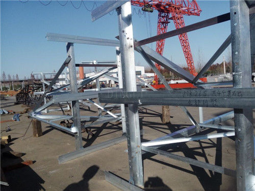 3 Leg 60 Degree Lattice Communication Tower Antenna Telecom Angular Self Supporting