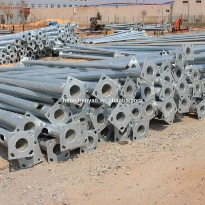 Q235 Steel Lamp Pole For Outdoor Lighting 2.5-15m