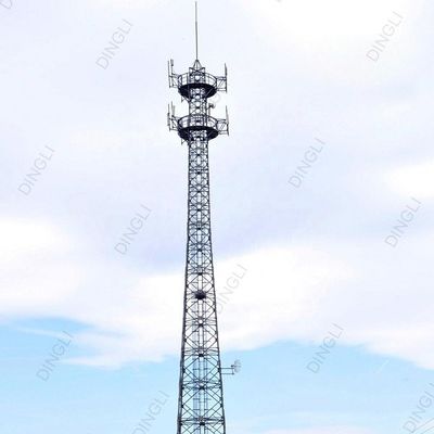 Hot Dip Galvanized Steel Lattice Angle Steel Tower Tubular Telecom Tower