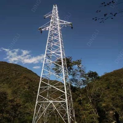 110kv Tubular Steel Pole Tower Electric Power Transmission Tower