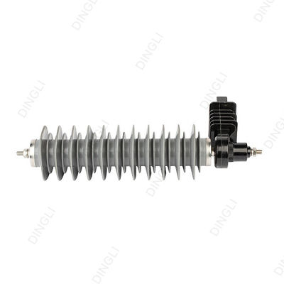 33kV High Voltage Lightning Arrester Composite Metallic Zinc Oxide Arrester
