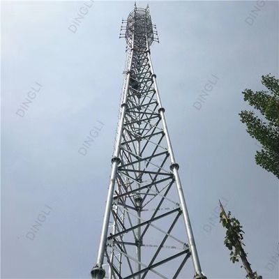 Hot Dip Galvanized 3 Or 4 Legs Tubular Steel Tower Telecom Antenna Tower