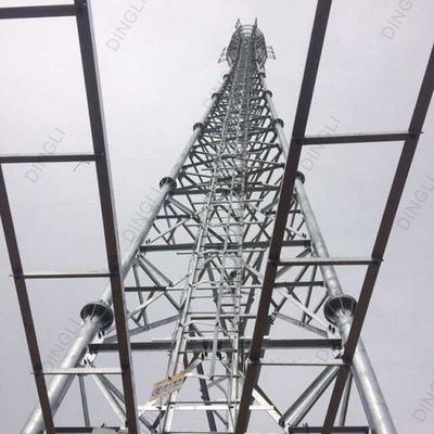 Hot Dip Galvanized 3 Or 4 Legs Tubular Steel Tower Telecom Antenna Tower