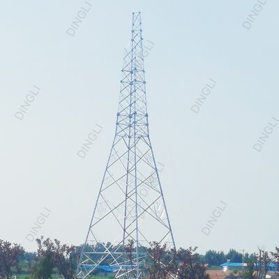 Self Supporting Galvanized Lattice Angle Steel Tubular Tower Tubular Antenna Tower