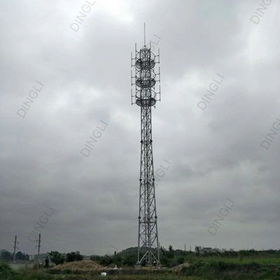 Customized 3 Leg Self Supporting Telecom Steel Lattice Tower