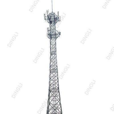 Mobile Antenna 30m Self Supporting Telecom Communication Steel Tower