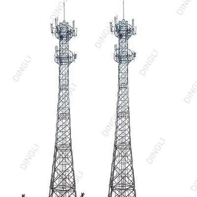 Mobile Antenna 30m Self Supporting Telecom Communication Steel Tower