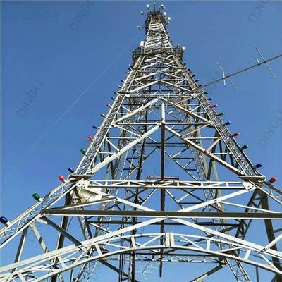 GFL Four Legged Steel Telecommunication Towers Hot Dipped Galvanized