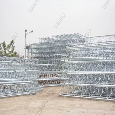 Hot Dipped Galvanizing Telecom Tower Antenna 3 Legged Column