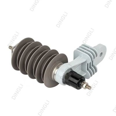 High Voltage Polymeric Metal Oxide Lightning Arrester 12kv