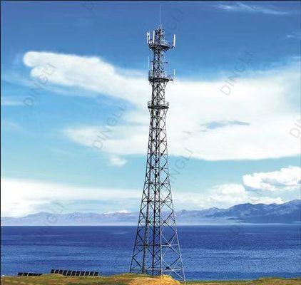 Diversified Tubular Steel Antenna Tower For Telecommunication