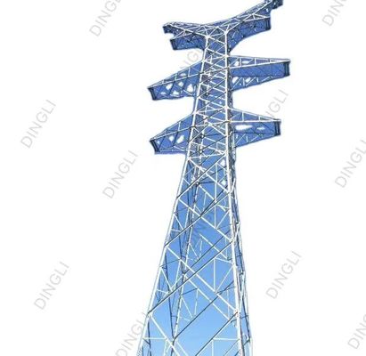 110kV Angle Steel Iron Lattice Tower Flange Slip Joint Base Plates Tower