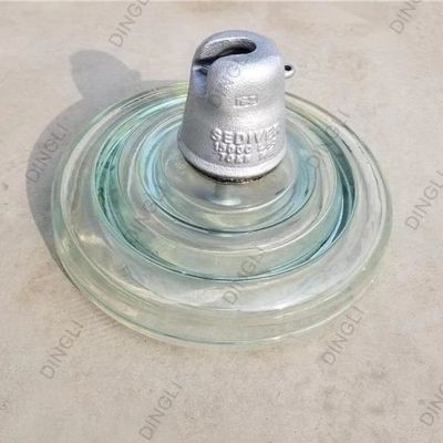 45KV Electric Glass Suspension Insulators For High Voltage