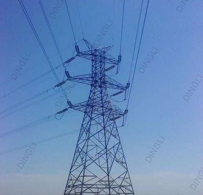 Galvanized Self Supporting Angle Steel Tower Telecom Radar Telecommunication Tower