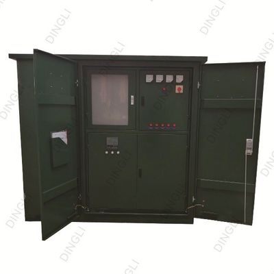 American Trunk Box Type Substation Switchgear Outdoor Compact Preinstalled Transformer