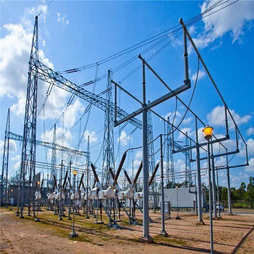 Hot Roll Lattice Steel Towers Electricity Steel Structures ASTM A572 Material