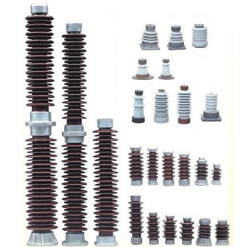 High Voltage Substation Post Insulator 170kv Porcelain Electrical Insulators