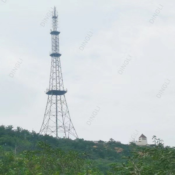 20m 25m 30m Galvanized Mobile Lattice Steel Pole Telecom Antenna Tower Mast