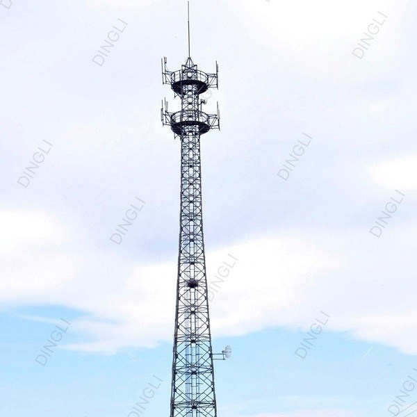 Hot Dip Galvanized Steel Lattice Angle Steel Tower Tubular Telecom Tower