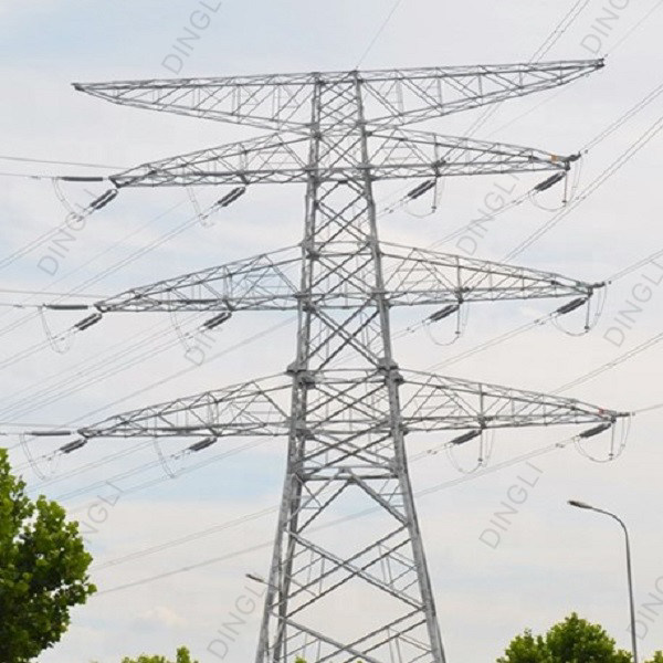 33kv 130kv 500kv Lattice Steel Towers Power Transmission Line