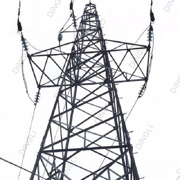 24M Steel Lattice Transmission Tower 4 Legged Steel Tower